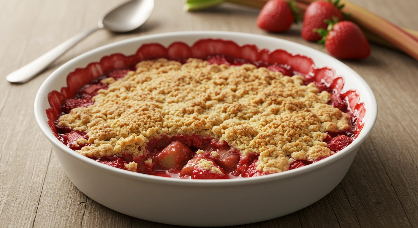 Strawberry-Rhubarb Crumble: A Simple Spring Dessert Anyone Can Make